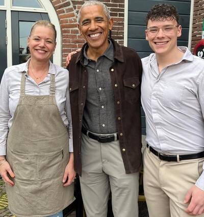 Bezoek Barack Obama aan restaurant 1612